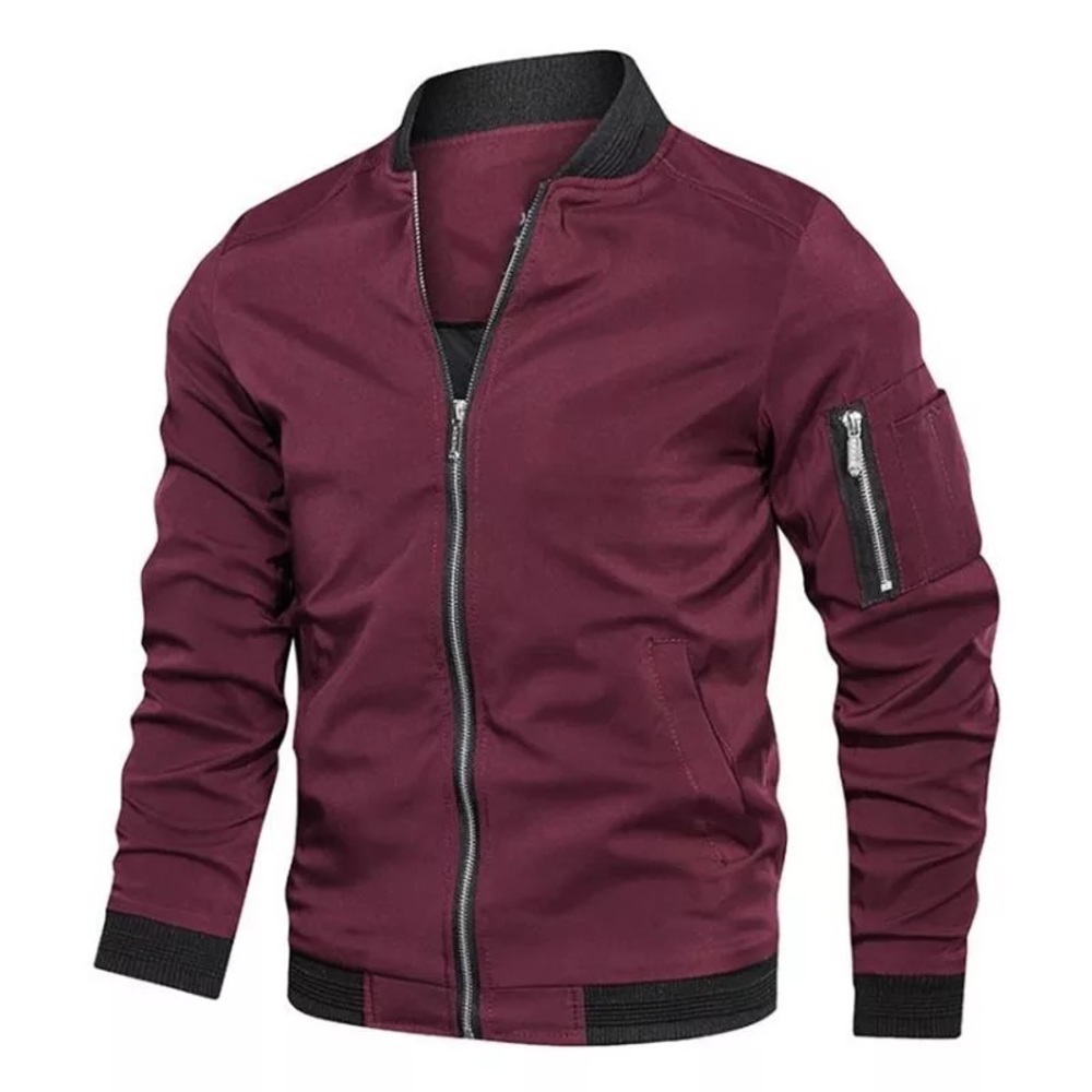 Bomber Jacket Men Fashion Casual Windbreaker Jacket Coat Men 2022 Spring Autumn